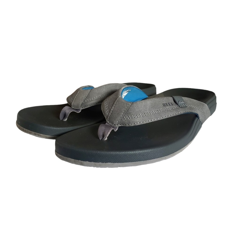 Reef CUSHION SPRING Casual Flip Flop Sandals CI3635 Gray Men's Size 13